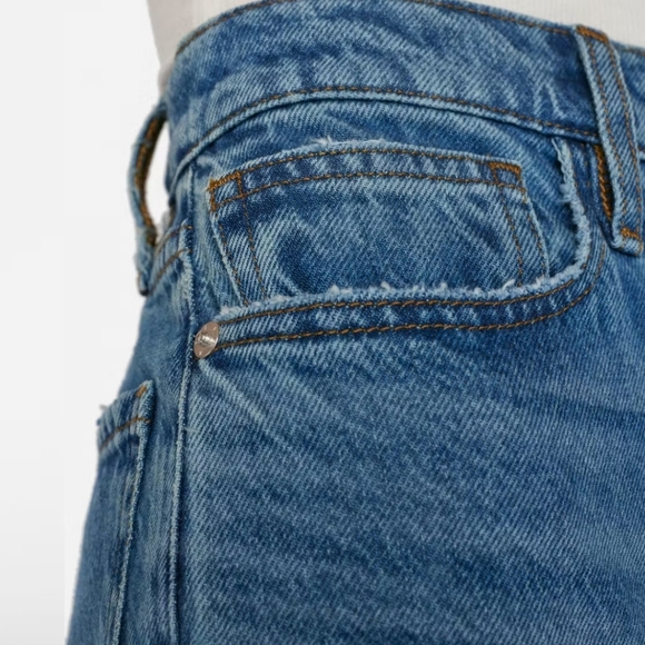 Frame Le Jane Crop Caramia Jeans Straight Cropped Ankle Size 27 - Picture 6 of 8